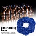 thumbnail image 2 of Pompones de porristas, accesorios de fiesta de baile deportivo con diseño de anillo (azul), 6 uds., 2 of 8
