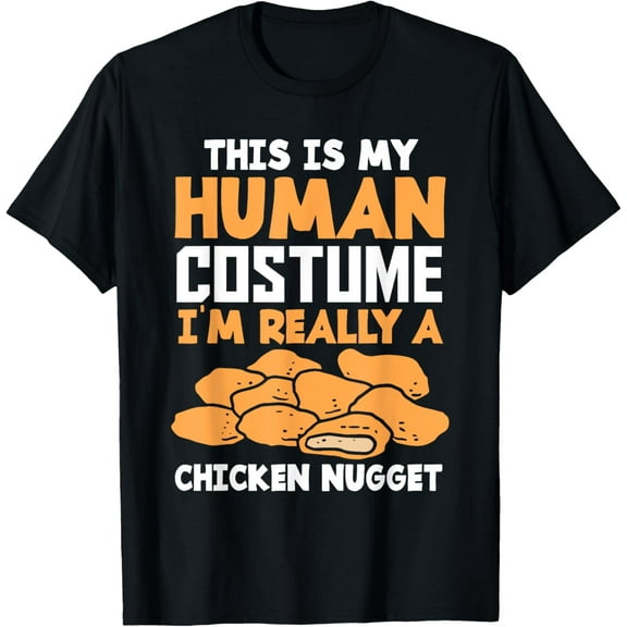 Funny Nugget Lover Human Costume Funny Chicken Nugget T-Shirt