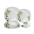 thumbnail image 2 of Lorren Home Trend Porcelain Olive Dinnerware 20-piece Set, 2 of 3