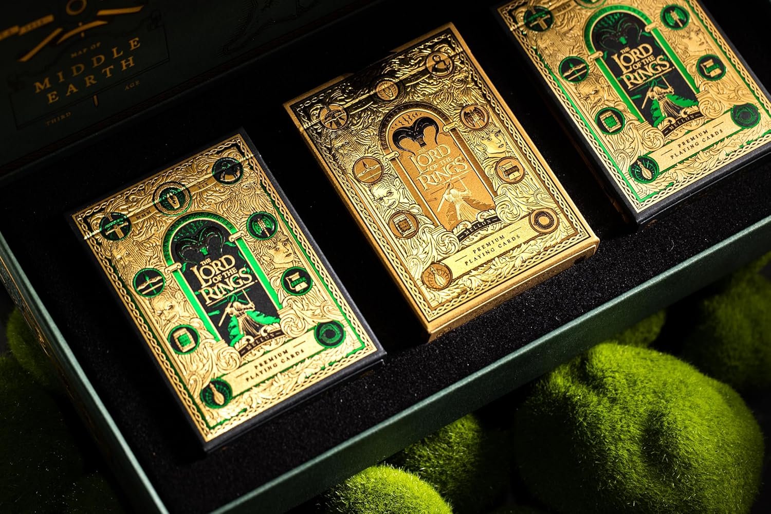 theory11 Lord of the Rings Box Set - Four Deck Premium Playing Cards Collection