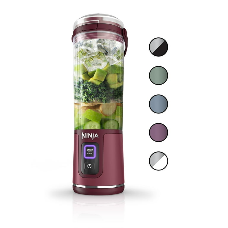 Ninja Power Kitchen Blast Portable Blender Cranberry with High