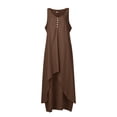 thumbnail image 4 of Gspmoly Robes d'Été pour Femmes 2025, Mode Femmes Été Décontracté Uni Col Rond Sans Manches Gilet Robe Longue Robes de Mariage pour Femmes Économies d'Été Liquidation, 4 of 5