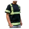 thumbnail image 2 of N'A Reflective Short Sleeve Polyester Safety Work Shirts, (Men's), 2 of 6