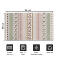 thumbnail image 5 of Pink Striped Floral Boho Pattern Door Rugs,Washable Non Slip Door Mats Indoor,Decorative Door Mats,Entry Mat Indoor for Entrance,Bedroom,Kitchen,Bathroom,17"x30", 5 of 6