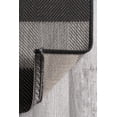 thumbnail image 2 of nuLOOM Alexis Striped Indoor/Outdoor Area Rug, 4' x 6', Black, 2 of 7
