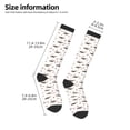 thumbnail image 5 of Fotbe Dachshund Dog print Women's Men's Novelty Crew Socks Cotton Socks Knee High Socks for Walking,Running,Nurses,Pregnancy, 5 of 9