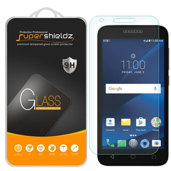 [1-Pack] Supershieldz for Alcatel U50 Tempered Glass Screen Protector, Anti-Scratch, Anti-Fingerprint, Bubble Free