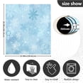 thumbnail image 3 of Dishwasher Sticker Magnetic Dishwasher Sticker Magnetic Decorative Sticker Refrigerator Sticker Dishwasher Decorative Stickers Blue Snowflakes, 3 of 6