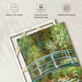 thumbnail image 5 of Elephant Stock Waterlily Pond Green Harmony Wall Art - Vertical Canvas Wall Art - Hallway Wall Decor - Architecture Canvas - Brown And Green Decor By Claude Monet - 8" x 12", 5 of 6