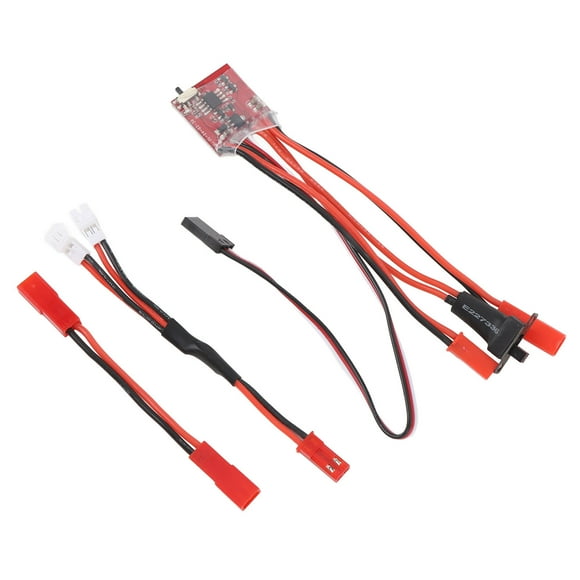 Controlador de Velocidad Electónica RC ESC, Controlador de Velocidad de RC ESC Fácil de Instalar Ampliateo bidireccional Aplicable Párrico 1/24 CAR