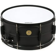 Tama Steel Snare Drum - 6.5 Inches X 14 Inches - Black Black