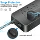 thumbnail image 4 of Toma de corriente Regleta de alimentación con protector contra sobretensiones 12 en 1, cable de extensión, regleta de enchufe plano con cable largo, 8 salidas y 3 puertos USB y 1 USB-C, regleta d, 4 of 7