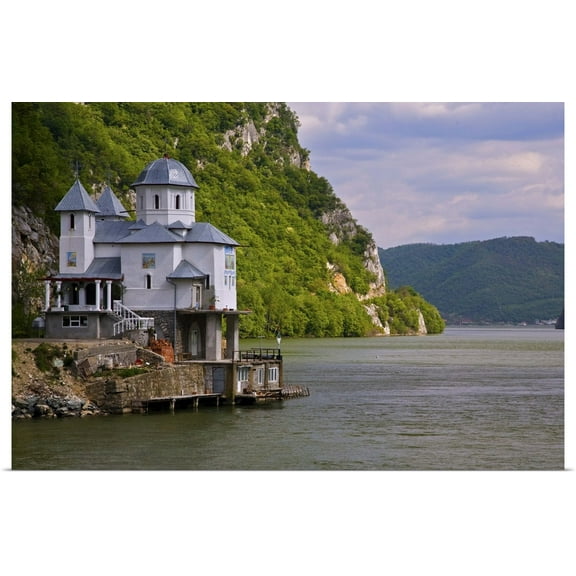 Great BIG Canvas | Rolled Joe Restuccia III Poster Print entitled Cruising down the Danube River, throught the Kazan gorge