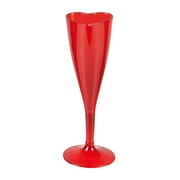 Way To Celebrate Valentine's Day Champagne Flute, Red