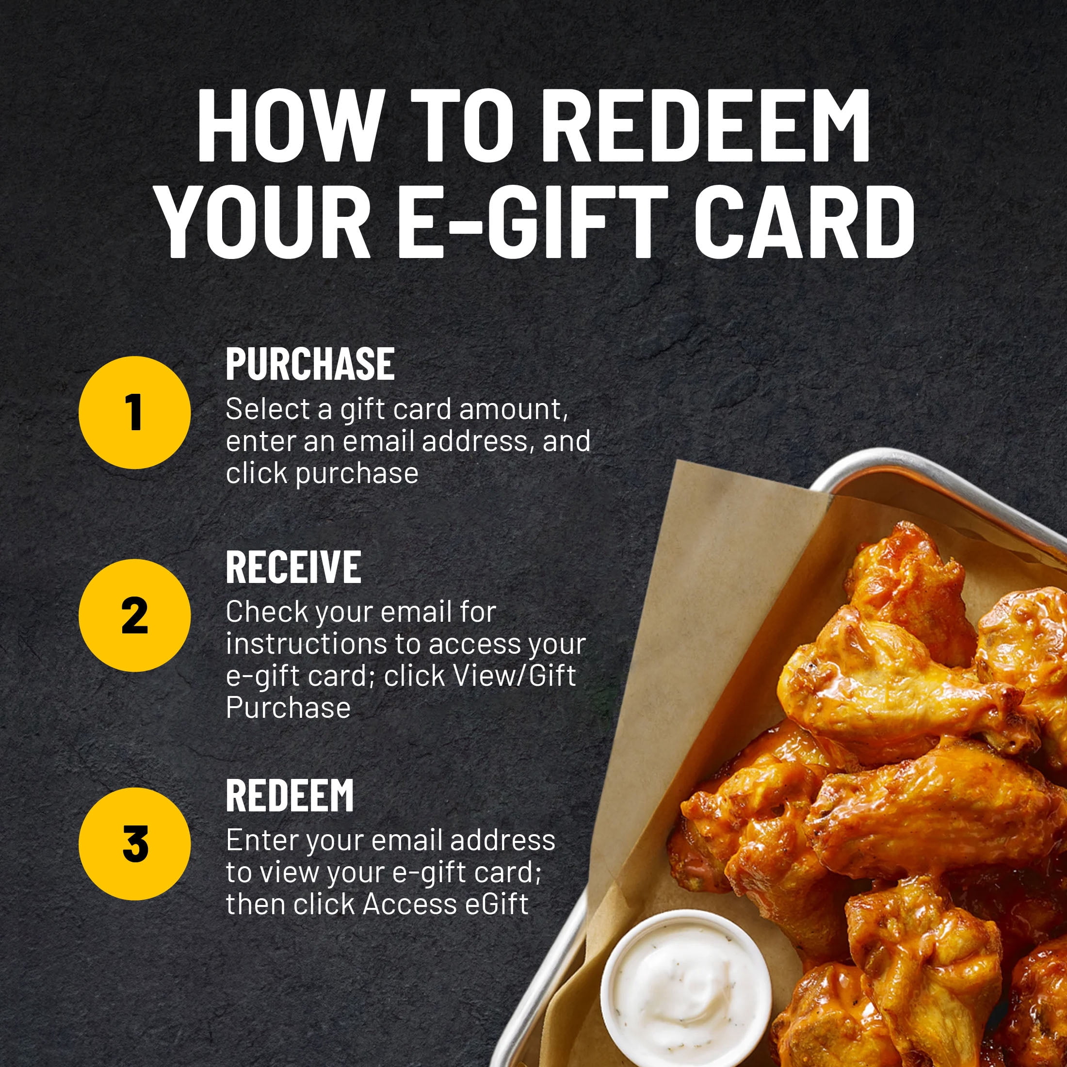 Buffalo Wild Wings $25 Thank You Scrubs eGift Card [Email Delivery]