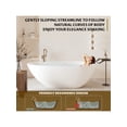 thumbnail image 3 of EastVita 67InchSolid Surface Freestanding Bathtub. Contemporary Oval Shape Soaking Tub. Egg Shell Stone Resin Stand Alone Bathtub With Pop-Up Drain And Overflow. Cupc Certified.Matte White, 3 of 8