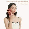 thumbnail image 6 of for iPhone 13 Pro Max Case(6.7 inch),Luxury Plating Cute Heart Wing Full Camera Lens Protection Magnetic Case for iPhone 13 Pro Max for Women Girls（Red）, 6 of 13