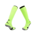 thumbnail image 2 of Annhoo Kids Ribbed Striped Socks Basic Hiking Cycling Knee High Color Block Socks Breathable Gym Sock, 2 of 5