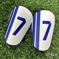 thumbnail image 3 of 1 par de mini espinilleras de fútbol, protector de piernas, resistente al desgaste, amortiguador, protector de piernas, tabla de caña para entrenamiento de fútbol, 3 of 5
