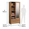 thumbnail image 6 of River Ranch Wardrobe Cabinet in Sindoori Mango Finish, 6 of 6