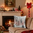 thumbnail image 4 of Under $5 Christmas Decorative Pillow Covers 18x18" Christmas Pillow Cover Sofa Decoration Pillow Cushion Cover Home Decors for Couch Bed Sofa Bedroom Living Room, 4 of 7