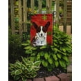 thumbnail image 2 of Corgi Red and Green Snowflakes Holiday Christmas Garden Flag, 2 of 2