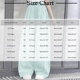 thumbnail image 3 of ZACPNCV Girls Wide Leg Pants Lightweight Casual Elastic High Waist Straight Leg Loose Trousers Pink 8-9 Years, 3 of 7