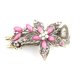 thumbnail image 1 of Vintage Women's Flower Crystal Hair Clips Hairpins Hair Accessories (Pink), 1 of 3