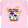 thumbnail image 4 of Inktastic My Nana Loves Me Penguin Boys or Girls Long Sleeve Baby Bodysuit, 4 of 5