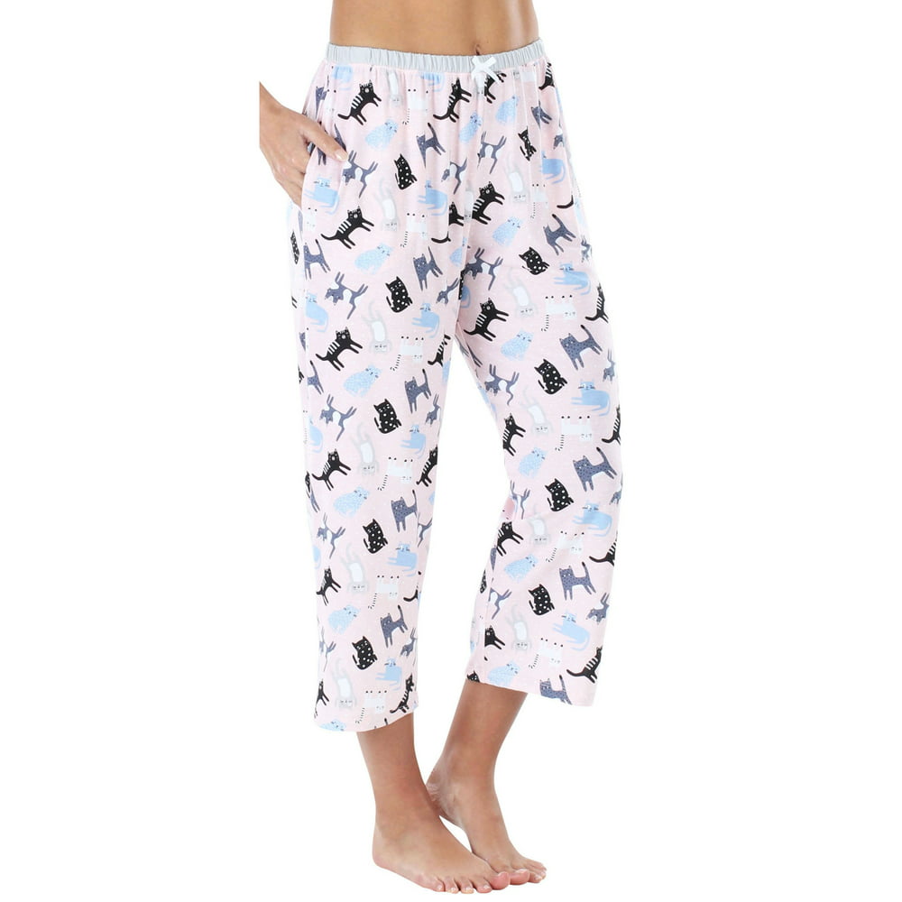 Sleepyhead - Sleepyheads Women’s Jersey Lightweight Capri Pajama Pants ...