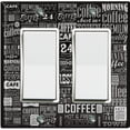 thumbnail image 1 of Metal Light Switch Plate Cover Cafe Diner Coffee Sign COF020, 1 of 13