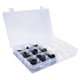 thumbnail image 5 of Kit surtido de tapas de tornillos para tuercas hexagonales, 300 Uds., M4, M5, M6, M8, M10, M12, 6 tamaños, negro y blanco, 5 of 5