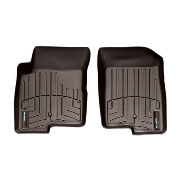 WeatherTech Custom Fit FloorLiners compatible with 2017-2017 Jeep Compass - 1st Row (Driver & Passenger), Cocoa