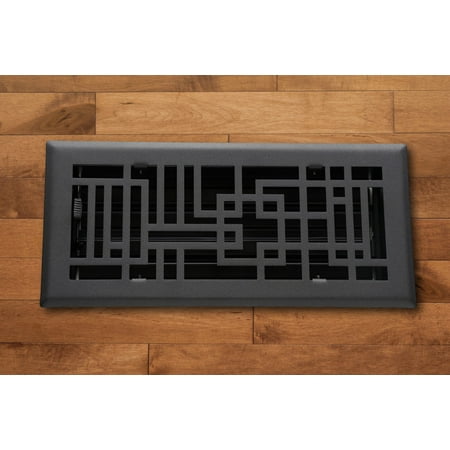 

Steel Capitman Art Deco Vent Cover - Black
