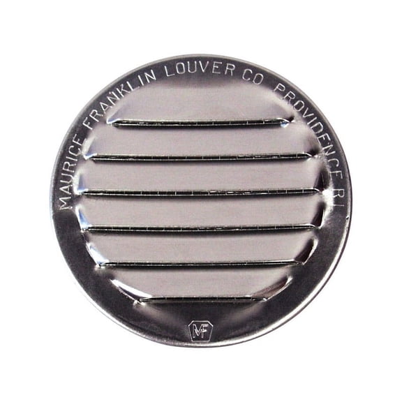 Maurice Franklin Louver 2.5 in. W X 2.5 in. L Bright Silver Aluminum Mini Louver