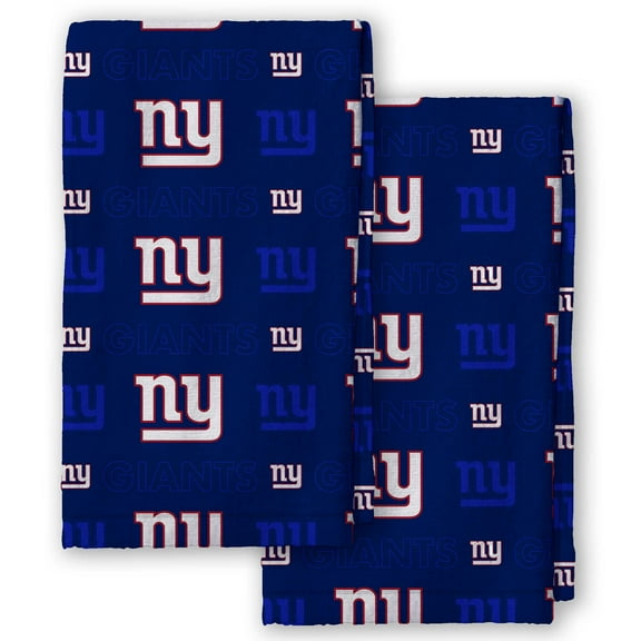 Pegasus New York Giants 2-Pack Repeat Logo Dish Towel Set