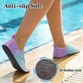 thumbnail image 5 of Barerun Women Men Quick-Dry Aqua Socks Water Shoes with Non-Slip Rubber Sole for Beach River Pool Lake Surf Yoga, 5 of 7