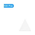 thumbnail image 3 of Uxcell 100Pack 20mm Acrylic Self Adhesive Triangle Mirror Wall Sticker Decals, Silver, 3 of 6