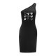 thumbnail image 1 of Vestido con Hombros Descubiertos para Mujer, Verano, Adolescentes, Sin Mangas, Mini Vestido para Aniversarios L, 1 of 7