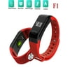 F1 Red Blood Pressure Oxygen Smart Band Heart Rate Bluetooth Bracelet Watch for Android IOS Smart Phone