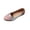 Pink, variant on Women Two Tone Bow Ballet Flats Slip On Comfortable Footwear For Office Work Party Daily Casual Use