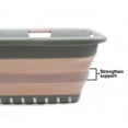 thumbnail image 4 of SAMMART Collapsible Plastic Laundry Basket - Foldable Pop Up Storage Container/Organizer - Portable Washing Tub - Space Saving Hamper/Basket, 4 of 7