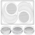 thumbnail image 1 of Paquete de 60 recogedores de pelo desechables para ducha – recogedor de pelo desechable de malla de 3,54 pulgadas para drenaje de ducha, baño, bañera, fregadero de cocina, lavabo, drenaje de piso, dre, 1 of 5