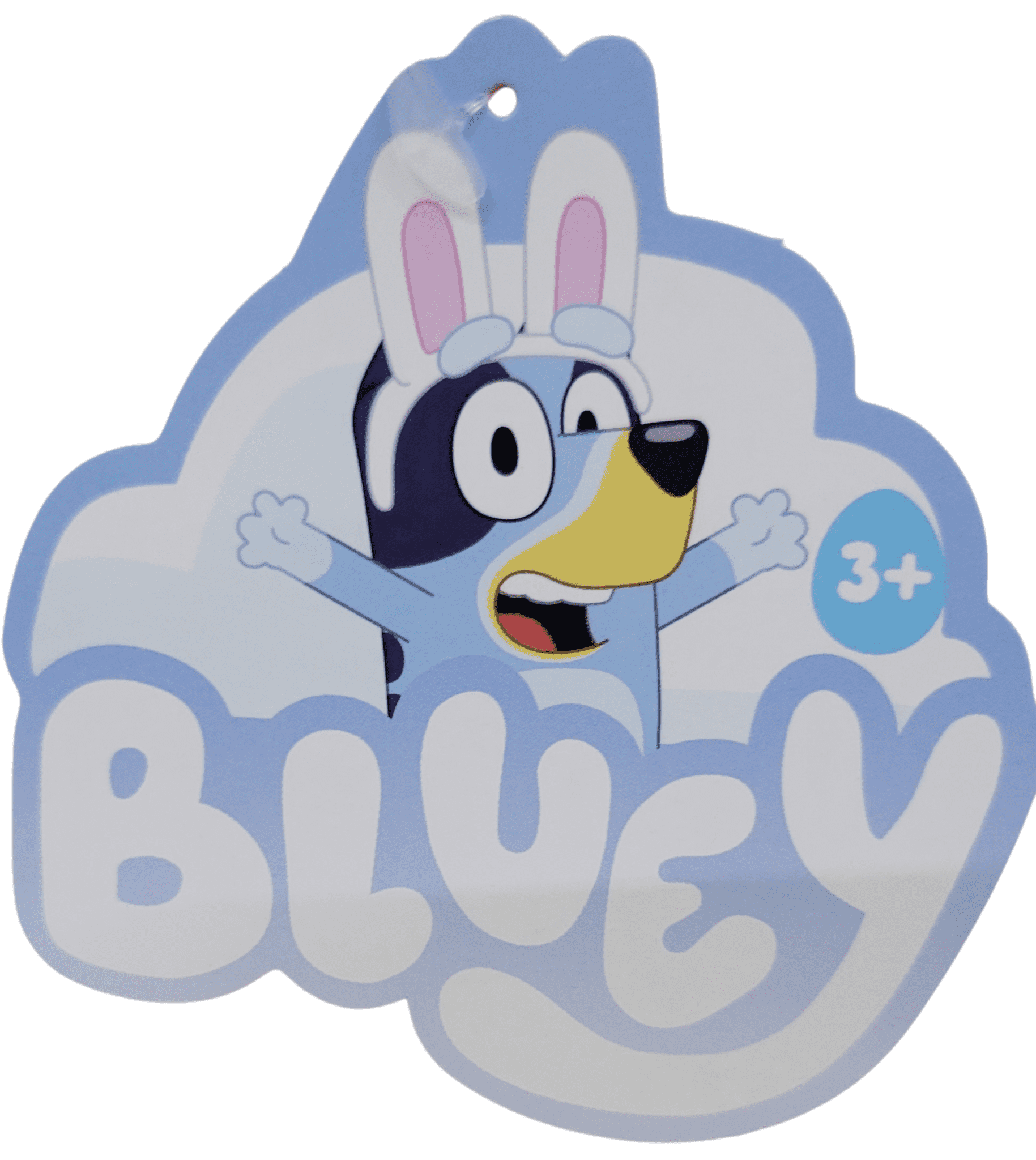 Bluey, Muffin, and Bingo 5-Inch Plush Set with Easter Bunny Ears and Eggs, 3-Pack