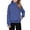 Blue, variant on XEGLSBU Girls Hoodies Half Zip High Neck with Hood and Pocket Solid Color Long Sleeve Casual Hooded Sweatshirts for Fall Winter Blue Size 11-12 Years