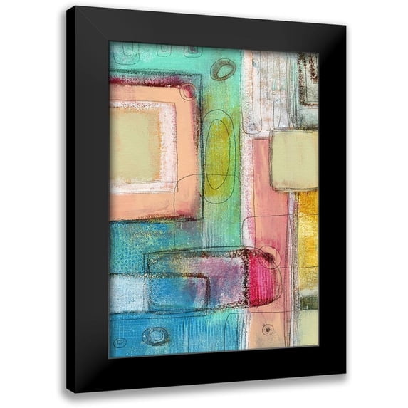 Ogren, Sarah 11x14 Black Modern Framed Museum Art Print Titled - The Pink Crayon