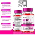 thumbnail image 2 of Bliss Keto Gummies, Bliss Keto ACV Gummies Advanced 1000MG Formula, Bliss Apple Cider Vinegar Folate Vitamin B6 B12 Beet Root Pomegranate Vegan Non GMO Keto Supplement (60 Gummies), 2 of 5