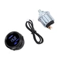 thumbnail image 1 of Digital Oil Pressure Gauge, High  Oil Pressure Meter 52mm With Blue Back Light For 12v Vehicles, 1 of 8