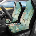 thumbnail image 2 of Psesaysky Non-Slip Vehicle Seat Covers for SUV, Washable Nonslip Front Seat Cover Polyester 2pcs, Tropical Hummingbird, 2 of 12