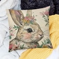 thumbnail image 2 of BANET Throw Pillow Cover, Spring Holiday Decoration for Sofa Couch 24x24in, 2 of 5